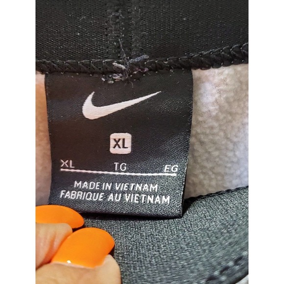 Nike Womens Therma Fleece Training Pants Dri Fit Gray Drawstring Size XL - Picture 4 of 10